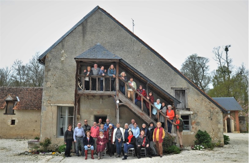 Le Choeur Montaigut à Courcelles Le Roy, Avril 2019.